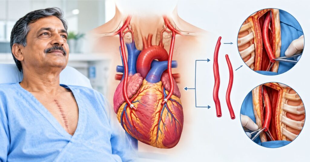 Bilateral Internal Mammary Artery Bypass